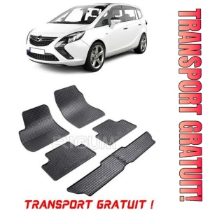 Opel Zafira C, Van, fabricat din 01.2012 - 07.2019, 7 Locuri, set covorase auto dedicate, din cauciuc 100% Premium - Transport Gratuit
