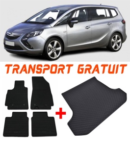 Opel Zafira Set Covorase + tavita portbagaj auto Opel Zafira C fabricatie 01.2012 - 07.2019, caroserie van, 5 locuri accesorii pentru autoturismul tau - masina v1116