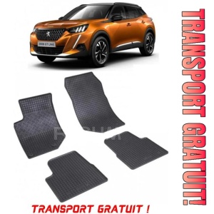 Peugeot 2008 I, Suv, fabricat din 04.2013 - 12.2019, set covorase auto dedicate, din cauciuc 100% Premium - Transport Gratuit