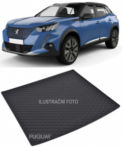 Peugeot 2008 Tavita pentru portbagaj din cauciuc, compatibila Peugeot 2008 I fabricatie 04.2013 - 12.2019, caroserie suv accesorii pentru autoturismul tau - masina v112447