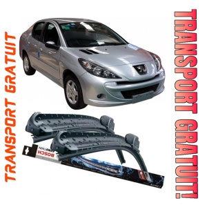 Peugeot 207 Set 2 stergatoare parbriz Bosch Aerotwin 600/475mm compatibile cu Peugeot 207 (WA_, WC_) (2006-2015) (65 cm / 42.5 cm) - Img 1