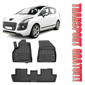 Peugeot 3008 I Din 05.2009 - 10.2016, Hatchback , Set Covorase Auto Tip Tavita Premium 3D, din cauciuc