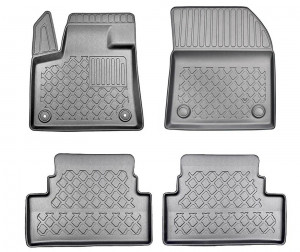 Peugeot 3008 II, Suv, Din 11.2016 - Prezent , Set Covorase Auto Tip Tavita Premium 3D, din cauciuc accesorii pentru autoturismul tau - masina v175255