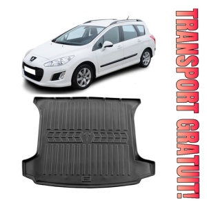 Peugeot 308 I (T7) Combi 5 Locuri (2007-2013) Tavita cauciuc pentru protectie portbagaj