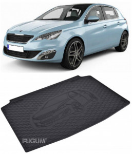 Peugeot 308 II din 08.2013 - 11.2021 Hatchback *1 , Tavita Pentru Portbagaj Lux Premium Dedicata, accesorii pentru autoturismul tau - masina v178924