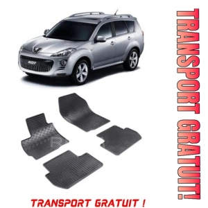 Peugeot 4007, Suv, fabricat din 03.2007 - 08.2012, set covorase auto dedicate, din cauciuc 100% Premium - Transport Gratuit