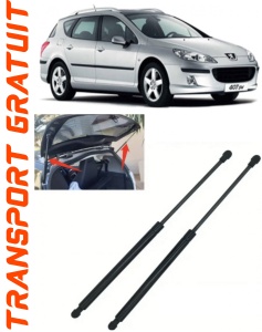 Peugeot 407 Set 2 amortizoare pentru portbagaj / haion Krosno compatibil cu Peugeot 407 Combi fabricat intre 2004-2010 accesorii pentru autoturismul tau - masina v87294
