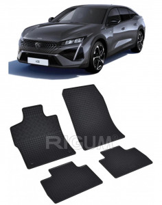 Peugeot 408 PhEV fabricat din 2023 - Prezent, Suv, set covorase auto dedicate, din cauciuc 100% Premium accesorii pentru autoturismul tau - masina v150346