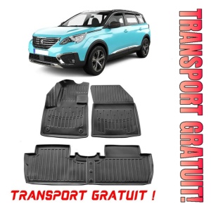 Peugeot 5008 (2017-2025) Set covorase auto cauciuc G.Modern Line 3D transport gratuit