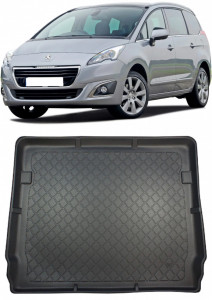 Peugeot 5008 I Suv din 05.2009 - 06.2017, Tavita Pentru Portbagaj Lux Premium Dedicata, 7 Locuri (Rand 3 Ridicat) *1 accesorii pentru autoturismul tau - masina v189586