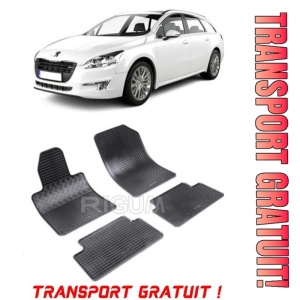Peugeot 508 I, Combi, fabricat din 01.2011 - 09.2018, set covorase auto dedicate, din cauciuc 100% Premium - Transport Gratuit