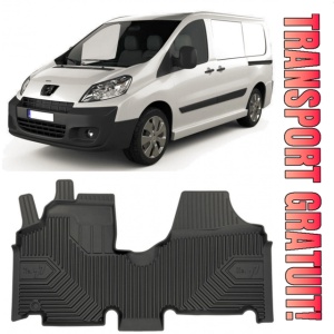 Peugeot Expert II Tepee Din 2006 - 2016, Van , Set Covorase Auto Tip Tavita Premium 3D, din cauciuc