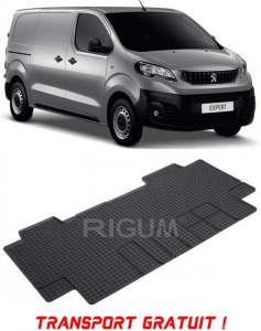 Peugeot Expert III, Van, fabricat din 01.2016 - Prezent, 2-3 Locuri, set covorase auto dedicate, din cauciuc 100% Premium - Transport Gratuit accesorii pentru autoturismul tau - masina v38265