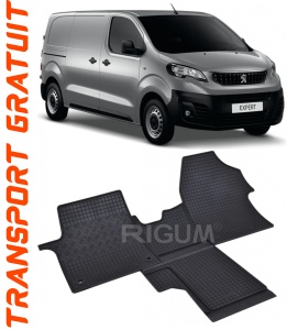 Peugeot Expert III, Van, fabricat din 01.2016 - Prezent, 2 Locuri, set covorase auto dedicate, din cauciuc 100% Premium accesorii pentru autoturismul tau - masina v153586