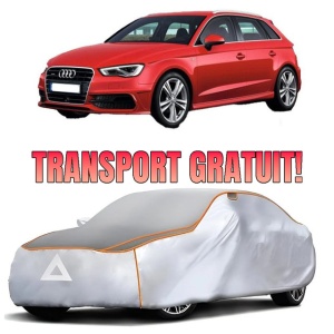 Prelata Antigrindina pentru auto Audi A3 (Typ 8V) Sportback 2013-2020 - husa protectie antigrindina si intemperii meteo severe - anti-grindina vijelii furtuni pentru auto