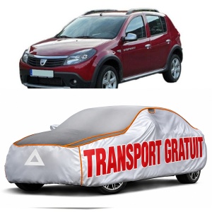 Prelata Antigrindina pentru auto Dacia Sandero Stepway I (2008-2012) - husa protectie antigrindina si intemperii meteo severe - anti-grindina vijelii furtuni pentru auto