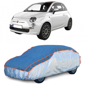 Prelata Antigrindina pentru auto Fiat 500 2007- - husa protectie antigrindina si intemperii meteo severe - anti-grindina vijelii furtuni pentru auto accesorii pentru autoturismul tau - masina v57604