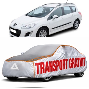 Prelata Antigrindina pentru auto Peugeot 308 (2007-2013) - husa protectie antigrindina si intemperii meteo severe - anti-grindina vijelii furtuni pentru auto