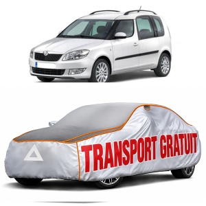 Prelata Antigrindina pentru auto Skoda Roomster (2006-) - husa protectie antigrindina si intemperii meteo severe - anti-grindina vijelii furtuni pentru auto
