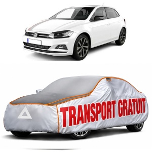 Prelata Antigrindina pentru auto Volkswagen Polo (2017-) - husa protectie antigrindina si intemperii meteo severe - anti-grindina vijelii furtuni pentru auto