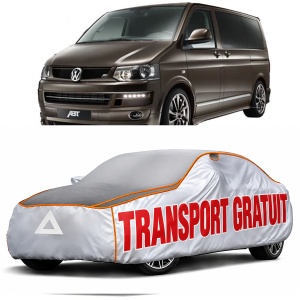 Prelata Antigrindina pentru auto Volkswagen T5 (2003-2015) (1+2) - husa protectie antigrindina si intemperii meteo severe - anti-grindina vijelii furtuni pentru auto