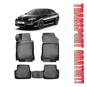 Reault Laguna III 2007-2015 Set Covorase Auto Cauciuc Premium Umbrella