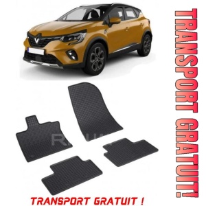 Renault Captur I, Suv, fabricat din 04.2013 - 12.2019, set covorase auto dedicate, din cauciuc 100% Premium - Transport Gratuit