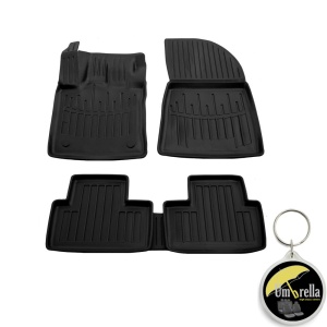 Renault Captur II (Jb/Je) (2019 - prezent) Set covorase auto cauciuc G.Modern Line 3D transport gratuit accesorii pentru autoturismul tau - masina v50032
