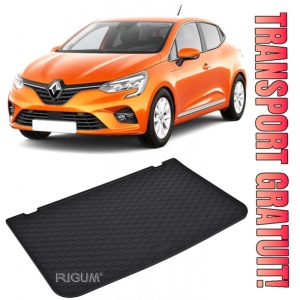 Renault Clio Tavita pentru portbagaj din cauciuc, compatibila Renault Clio IV fabricatie 10.2012 - 08.2019, caroserie hatchback