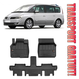 Renault Espace IV, Van, Din 10.2002 - 12.2014 , Set Covorase Auto Tip Tavita Premium 3D, din cauciuc