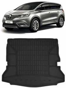 Renault Espace V Van din 04.2015 - Prezent, Tavita Pentru Portbagaj Lux Premium Dedicata, Rand 3 Culcat *1 accesorii pentru autoturismul tau - masina v190024