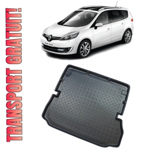 Renault Grand Scenic III Van din 04.2009 - 11.2016, Tavita Pentru Portbagaj Lux Premium Dedicata, 7 Locuri Rand 3 Culcat *2