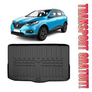 Renault Kadjar Cu Podea Joasa (2015-prezent) Tavita cauciuc pentru protectie portbagaj dedicata pentru Renault Kadjar Transport Gratuit