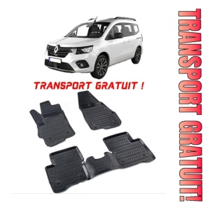 Renault Kangoo III 2007-2014 Set 4 covorase auto din cauciuc tip tavita premium line 3D - Transport Gratuit!