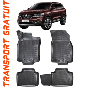 Renault Koleos II 2016- Set 4 covorase auto din cauciuc tip tavita premium line 3D accesorii pentru autoturismul tau - masina v242202