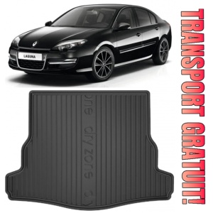 Renault Laguna III din 07.2007 - 12.2015 Hatchback Fara Sistem Audio Bose *1, Tavita Pentru Portbagaj Lux Premium Dedicata,