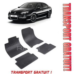 Renault Laguna III, Hatchback, fabricat din 07.2007 - 12.2015, set covorase auto dedicate, din cauciuc 100% Premium - Transport Gratuit