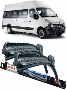 Renault Master III Bus Set 2 stergatoare parbriz Bosch Bosch Aerotwin 65 cm/65 cm compatibile cu Renault Master III Bus (Jv) din 2011 (65 cm / 65 cm) accesorii pentru autoturismul tau - masina v127453