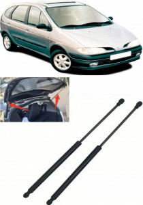Renault Megane I Set 2 amortizoare pentru portbagaj / haion Krosno compatibil cu Renault Megane I Hatchback fabricat intre 1996-2003 accesorii pentru autoturismul tau - masina v89224