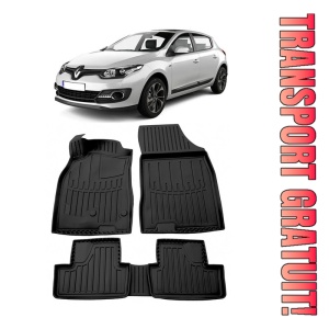 Renault Megane III (Hatchback) (2008-2015) Set covorase auto cauciuc G.Modern Line 3D