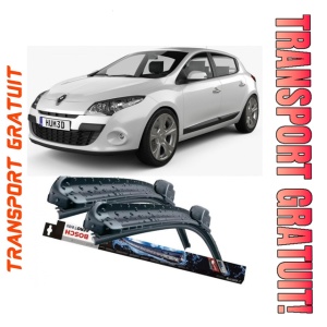 Renault Megane Set 2 stergatoare parbriz Bosch Bosch Aerotwin compatibile cu Renault Megane 2008-2015 (60 cm / 40 cm)