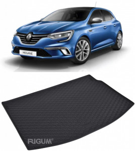 Renault Megane Tavita pentru portbagaj din cauciuc, compatibila Renault Megane III fabricatie 11.2008 - 12.2015, caroserie hatchback accesorii pentru autoturismul tau - masina v111862