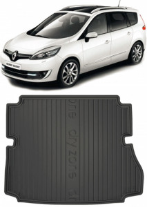 Renault Scenic Grand III din 04.2009 - 11.2016 Van 7 Locuri, Tavita Pentru Portbagaj Lux Premium Dedicata, Rand 3 Culcat *1 accesorii pentru autoturismul tau - masina v182061