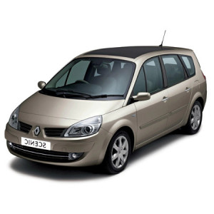 Renault Scenic II Din 06.2003 - 05.2009, Van , Set Covorase Auto Tip Tavita Premium 3D, din cauciuc accesorii pentru autoturismul tau - masina v161543