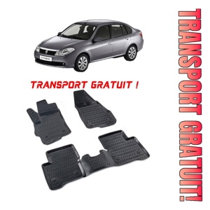 Renault Symbol II 2008-2013 Set 4 covorase auto din cauciuc tip tavita premium line 3D - Transport Gratuit!