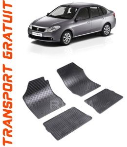 Renault Symbol II, Sedan, fabricat din 2008 - 2012, set covorase auto dedicate, din cauciuc 100% Premium accesorii pentru autoturismul tau - masina v155159