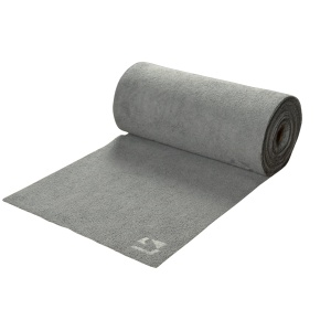Rola lavete microfibra Arka Ride 200 GSM, 50 bucati, 30x30 cm, reutilizabile, ultra absorbante, fara scame si urme, perforate, curatare auto si uz casnic