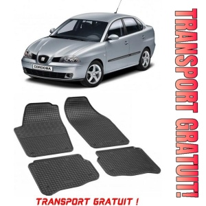 Seat Cordoba II, Sedan, fabricat din 2002 - 2009, set covorase auto dedicate, din cauciuc 100% Premium - Transport Gratuit