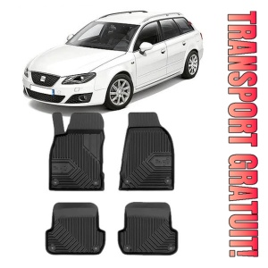 Seat Exeo Din 2009 - 2013, Combi , Set Covorase Auto Tip Tavita Premium 3D, din cauciuc