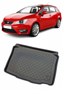 Seat Ibiza IV Hatchback din 05.2008 - 05.2017, Tavita Pentru Portbagaj Lux Premium Dedicata, 6J/6P *2 accesorii pentru autoturismul tau - masina v200420